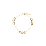 Brățară din aur cu inimioare B367 - imagine 3