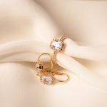 Set din aur galben cu zirconia S100 - imagine 2