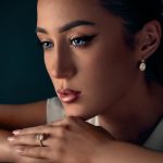 Set din aur galben cu zirconia S100