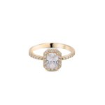 Set din aur galben cu zirconia S100 - imagine 4