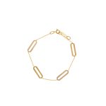 Set din aur: colier si cercei  S97 - imagine 4