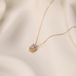 Set din aur galben cu zirconia S100 - imagine 6