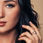 Inel inimioare din aur galben I263 - imagine 2