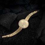 Ceas Prestige cu brățară metalică îngustă și cadran cu pietricele CE0434