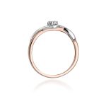 Inel Aur 14K cu Diamant 0.04 ct - imagine 10