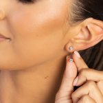 Cercei Aur 14K cu Diamante de Laborator 0.30 ct - imagine 3