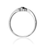 Inel Aur 14K W0177 Diamant Negru 0.12ct - imagine 11