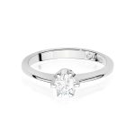 Inel Aur 14K cu Diamant de Laborator 0.50 - imagine 10