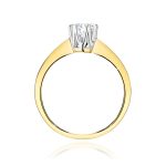 Inel Aur 14K cu Diamant de Laborator 0.50 - imagine 3