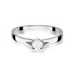 Inel Aur 14K W0240 Diamant Cultivat 0.20ct - imagine 10
