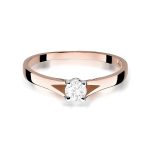 Inel Aur 14K W0240 Diamant Cultivat 0.20ct - imagine 6