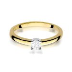 Inel Aur 14K W0292 Diamant Cultivat 0.25ct - imagine 2