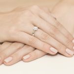 Inel Aur 14K W0294 Diamant Cultivat 0.20ct - imagine 12