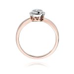 Inel Aur 14K W0294 Diamant Cultivat 0.20ct - imagine 7