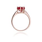 Inel Aur 14K cu Rubin 1.70 ct - imagine 10