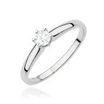 Inel Aur 14K cu Diamant de Laborator 0.20 ct - imagine 9