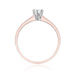 Inel Aur 14K cu Diamant de Laborator 0.20 ct - imagine 7