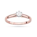 Inel Aur 14K cu Diamant de Laborator 0.20 ct - imagine 8