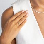 Inel Aur 14K cu Diamant de Laborator 0.20 ct - imagine 4