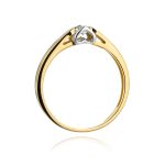 Inel Aur 14K W0320 Diamant Cultivat 0.10ct - imagine 3