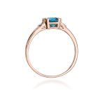 Inel Aur 14K cu Topaz 1.10 ct - imagine 10