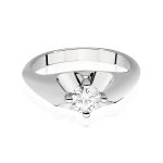 Inel Aur 14K cu Diamante de Laborator 0.50 ct - imagine 5