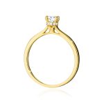 Inel Aur 14K cu Diamante de Laborator 0.46 ct - imagine 3