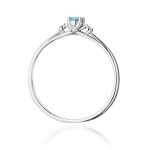 Inel Aur 14K W0614 Topaz 0.15ct - imagine 11