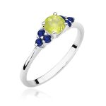 Inel Aur 14K W451 Peridot 0.60ct - imagine 9