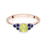 Inel Aur 14K W451 Peridot 0.60ct - imagine 6