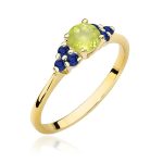 Inel Aur 14K W451 Peridot 0.60ct