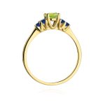Inel Aur 14K W451 Peridot 0.60ct - imagine 3