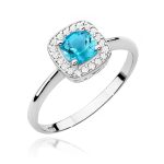 Inel Aur 14K W514 Topaz 0.70ct - imagine 9