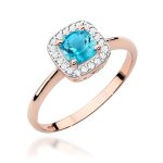 Inel Aur 14K W514 Topaz 0.70ct - imagine 5