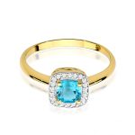 Inel Aur 14K W514 Topaz 0.70ct - imagine 2