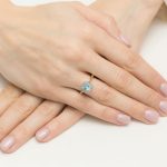 Inel Aur 14K W514 Topaz 0.70ct - imagine 4