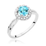 Inel Aur 14K W538 Topaz 0.80ct - imagine 9
