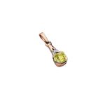 Pandantiv Aur 14K Z0040 Peridot 1.00ct Diamant 0.005ct - imagine 4
