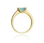 Inel Aur 14K cu Topaz 0.65 ct - imagine 3