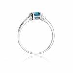 Inel Aur 14K cu Topaz 1.10 ct - imagine 7