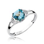 Inel Aur 14K cu Topaz 1.10 ct - imagine 5