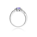 Inel Aur 14K cu Tanzanit 0.50 ct si Diamante 0.03 ct - imagine 7