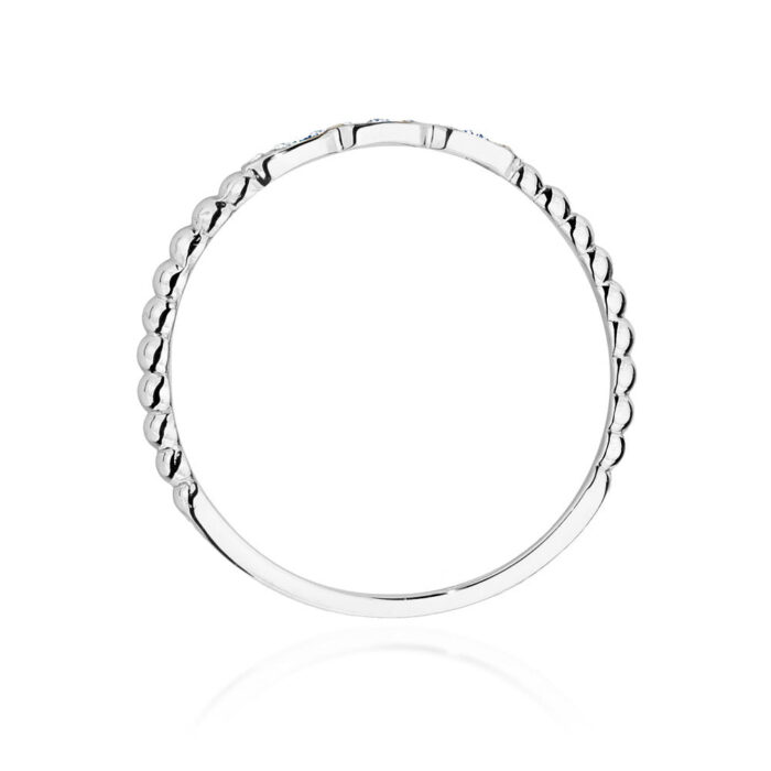 Inel Aur 14k cu Diamante 0.03 ct - Imagine 6