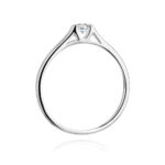 Inel Aur 14k cu Diamant 0.15 ct - Imagine 6