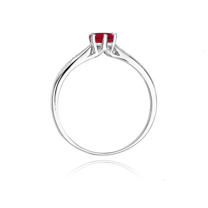 Inel Aur 14k cu Rubin 0.60 ct - Imagine 7