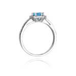 Inel Aur 14K cu Topaz 0.50 ct - Imagine 7