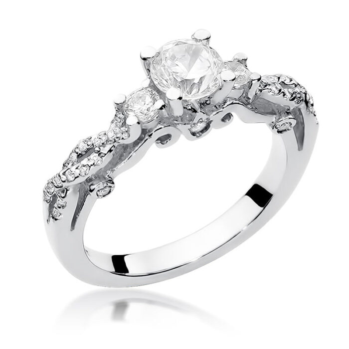 Inel Aur 14K cu Diamant 0.84 ct - Imagine 5