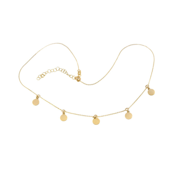 Lantisor salba din aur galben L101 - Imagine 3