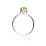 Inel Aur 14K cu Citrin 0.50 ct - Imagine 6