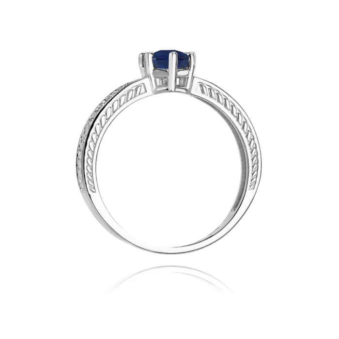 Inel Aur 14k cu Safir 0.50 ct - Imagine 7